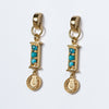 Prism - Turquoise Pave Horseshoe Earring - Urban - Equestrian