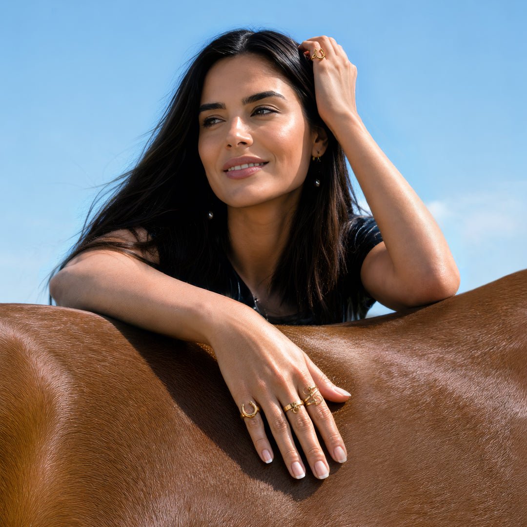 Sandro - Equestrian Horse Bit Spiral Ring in Silver - Urban-Equestrian