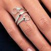 Sandro - Equestrian Horse Bit Spiral Ring in Silver - Urban-Equestrian