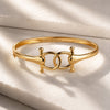Talisman - Equestrian Horse Bit Bracelet in Gold - Urban-Equestrian