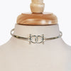 Talisman - Equestrian Horse Bit Choker Necklace in Silver - Urban - Equestrian