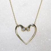 Charmed Heart Necklace - Gold