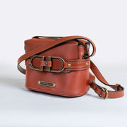 Ava - Double Stirrup Crossbody Cognac - www.urban-equestrian.com