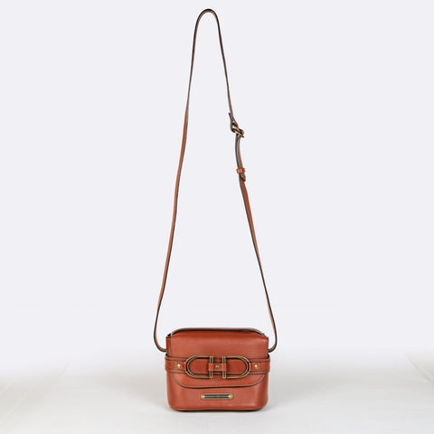 Ava - Double Stirrup Crossbody Cognac - www.urban-equestrian.com