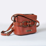 Ava - Double Stirrup Crossbody Cognac - www.urban-equestrian.com