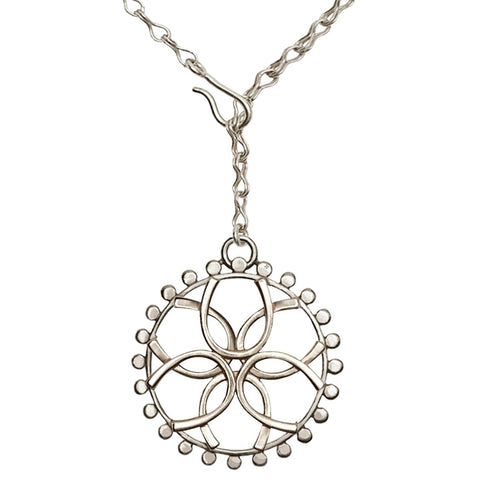 Beaded Medallion Horseshoe Necklace - www.urban-equestrian.com