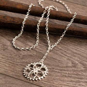 Beaded Medallion Horseshoe Necklace - www.urban-equestrian.com