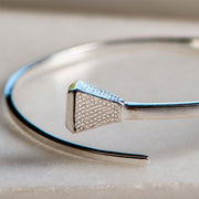 Blacksmith Bangle - Silver - www.urban-equestrian.com