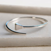 Blacksmith Bangle - Silver - www.urban-equestrian.com
