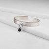 Briolette Cuff - Black Onyx & Silver - Urban-Equestrian