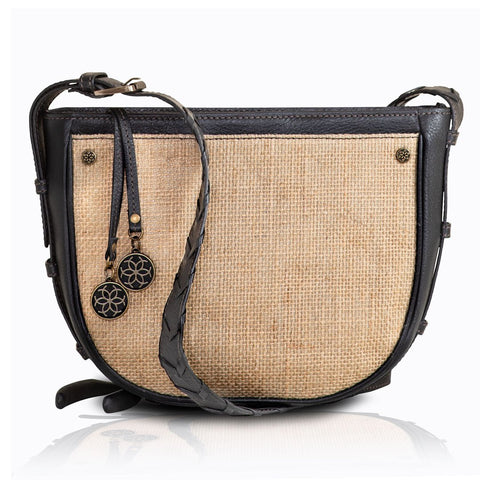 Carly - Jute & Leather Crossbody - www.urban-equestrian.com
