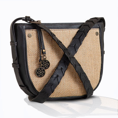 Carly - Jute & Leather Crossbody - www.urban-equestrian.com