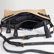 Carly - Jute & Leather Petite Crossbody - www.urban-equestrian.com