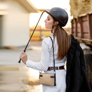 Carly - Jute & Leather Petite Crossbody - www.urban-equestrian.com