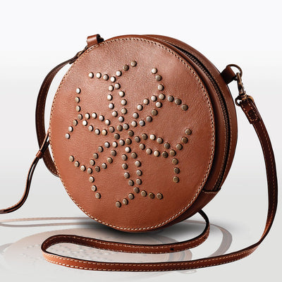 Cavalier Leather Crossbody - Chestnut - www.urban-equestrian.com