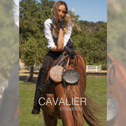 Cavalier Leather Crossbody- Chestnut Brown - www.urban-equestrian.com