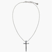 Charmed Cross Necklace - Silver - www.urban-equestrian.com