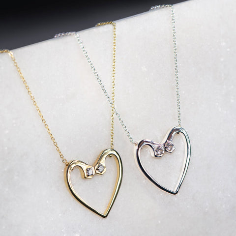 Charmed Heart Necklace - Gold