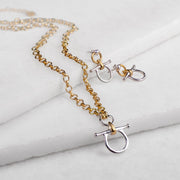 Chelsea Snaffle Bit Earrings - Two Tone - www.urban-equestrian.com