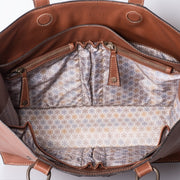 Classic Leather Tote Handbag- Chestnut Brown - www.urban-equestrian.com