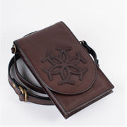 Classique Cell Phone Tote - Dk Brown Leather - www.urban-equestrian.com