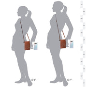 Classique Phone Tote - Chestnut Brown Leather - www.urban-equestrian.com
