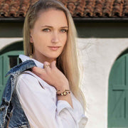 Colton Braided Strap- Brown Bracelet - www.urban-equestrian.com