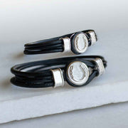 Colton Double Lace - Black Bracelet - www.urban-equestrian.com