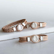 Colton Double Lace - Natural Bracelet - www.urban-equestrian.com