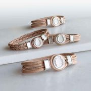 Colton Double Lace - Natural Bracelet - www.urban-equestrian.com