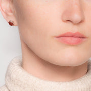 Crystal Gemstone Stud Earrings- Sterling Silver - www.urban-equestrian.com