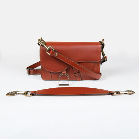 Denby Petite Saddle Bag - Cognac - www.urban-equestrian.com