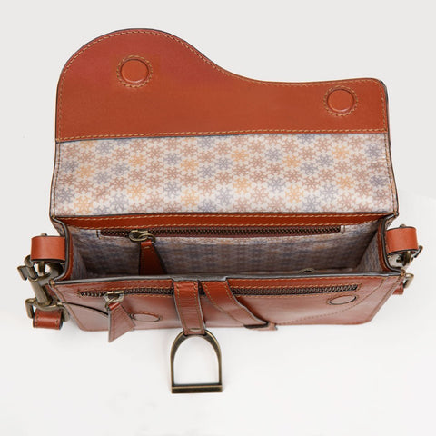 Denby Petite Saddle Bag - Deep Brown - www.urban-equestrian.com