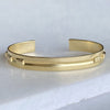 Derby Day Horseshoe Cuff - 14K Gold on Brass - www.urban-equestrian.com