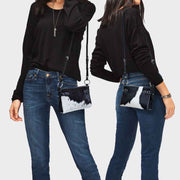 Domino - Black & White Brazilian Cowhide - www.urban-equestrian.com