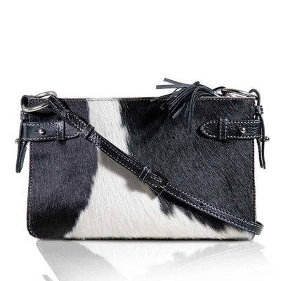 Domino - Black & White Brazilian Cowhide - www.urban-equestrian.com