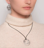 Double Luck Horseshoe Necklace - Ring & Leather - www.urban-equestrian.com