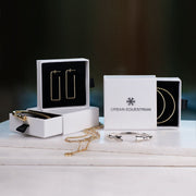 Hammered Hoop Earrings - Silver - www.urban-equestrian.com