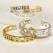 Horse Girl Cuff in Silver - www.urban-equestrian.com