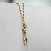 Horse Girl Dog Tag- Gold - www.urban-equestrian.com