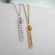 Horse Girl Dog Tag- Gold - www.urban-equestrian.com