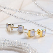 Keepsake Moonstone Earring - Silver - www.urban-equestrian.com