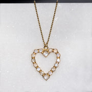 Keepsake Moonstone Heart - Gold - www.urban-equestrian.com