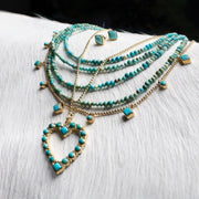Keepsake Turquoise Heart - Silver - www.urban-equestrian.com