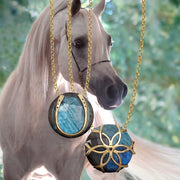 Labradorite Horseshoe Necklace - www.urban-equestrian.com