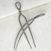 Lariat Hair Pick - Antique Silver Petite - www.urban-equestrian.com