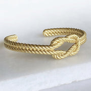Lariat "Love Me Knot" Bracelet - 14K Gold on Brass - www.urban-equestrian.com