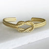 Lariat "Love Me Knot" Bracelet - 14K Gold on Brass - www.urban-equestrian.com