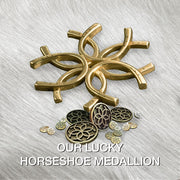Lariat Rope Gold Twist Hoop Earrings - Small - www.urban-equestrian.com