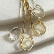 Levade Horseshoe Necklace - www.urban-equestrian.com